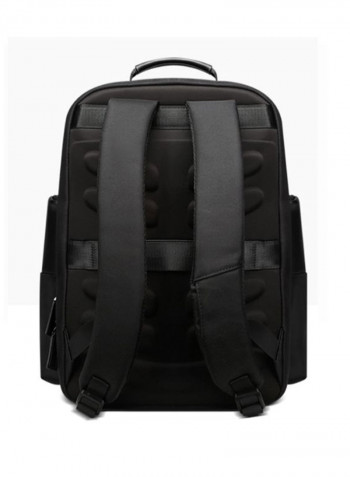 Three-Layer Waterproof Laptop Bag 35 x 22.5 x 44centimeter Black