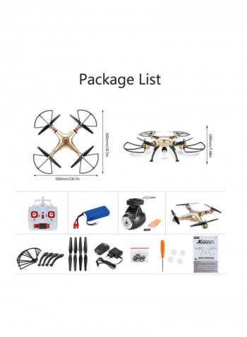 X8HC 2MP HD 2.4G Drone Combo