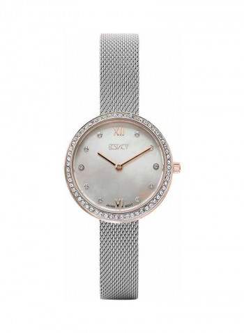 Women's Stainless Steel Strap Analog Wrist Watch