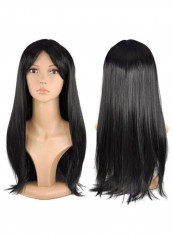Natural Straight Fancy Hair Wig Black 50centimeter