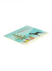 German Pinscher Merry Christmas Tree Kitchen/Bath Mat Multicolour 18 x 18inch