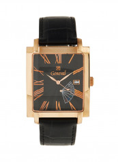 Men's Leather Analog Wrist Watch GL141RBB