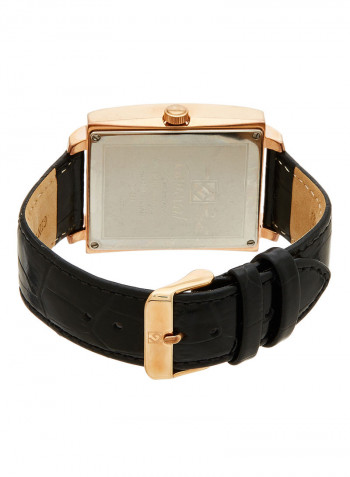 Men's Leather Analog Wrist Watch GL141RBB