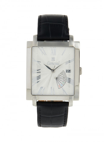 Men's Leather Analog Wrist Watch GL141WWB