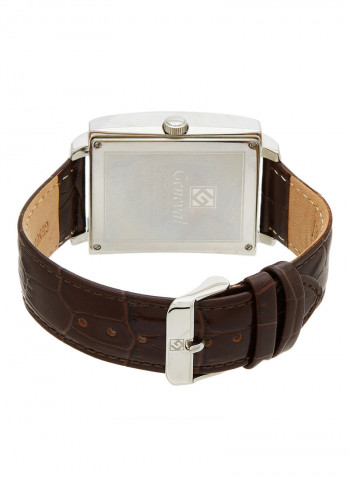 Men's Leather Analog Wrist Watch GL141WWO