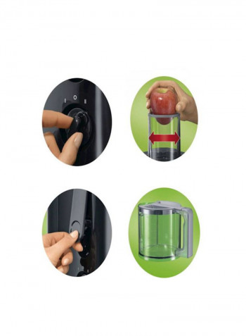 Multiquick Juicer 1.25 l 800 W J300 Black