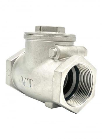 Stainless Steel Check Valve Silver