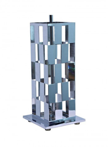 Decorative Table Lamp Chrome/Brown/Silver 400x700millimeter