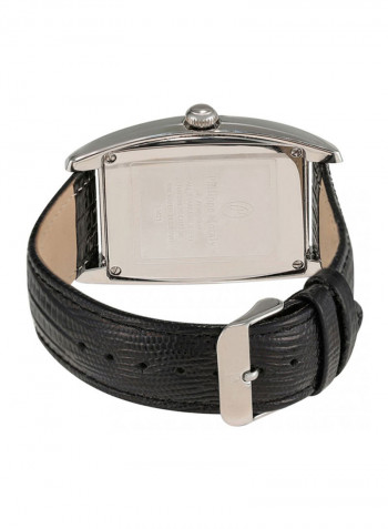 Men's Leather Chronograph Watch L1421WBB