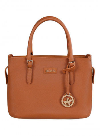Tote Bag With Pouch Tan