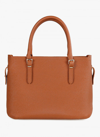 Tote Bag With Pouch Tan