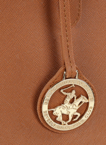 Tote Bag With Pouch Tan