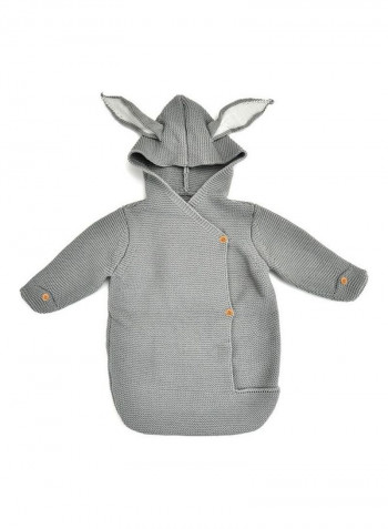 Cartoon Pattern Knitting Swaddle