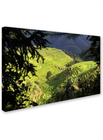 Longsheng Canvas Wall Art Green 16 x 24inch