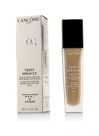 Teint Miracle Hydrating Liquid Foundation SPF15 02 Lys Rose