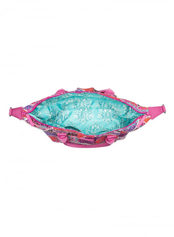 Modern Medley Print Satchel Bag Multicolour