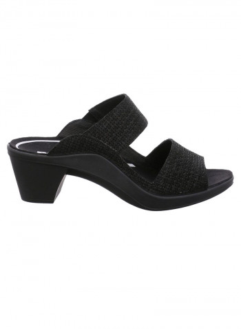 Outdoor Wedge Sandals Black