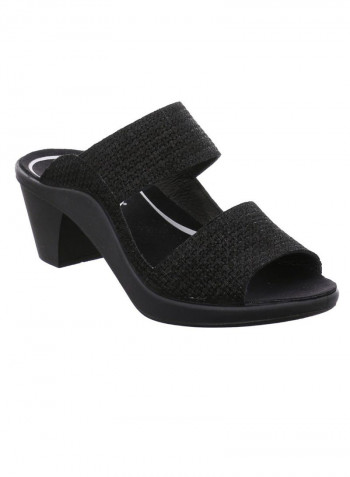 Outdoor Wedge Sandals Black