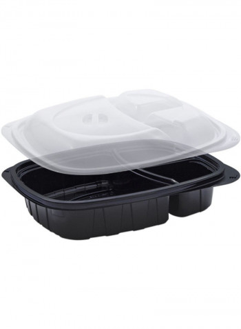 250-Piece Hot Multi-Purpose Container Set Black/Clear