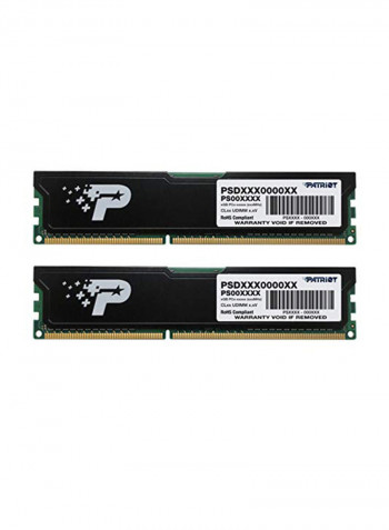 2-Piece 8 GB Memory Signature DDR3 RAM 16GB Black