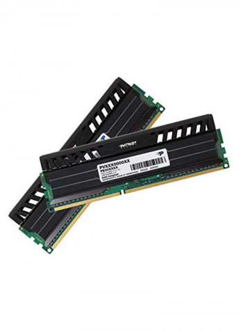 2-Piece CL10 Desktop Memory With Black Mamba Heatsink 16GB Multicolour