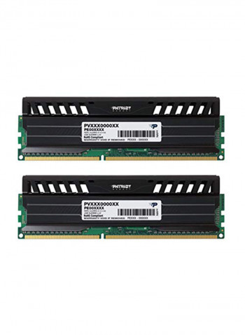 2-Piece CL10 Desktop Memory With Black Mamba Heatsink 16GB Multicolour