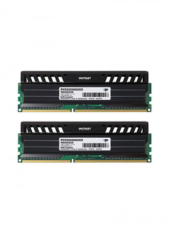 2-Piece CL10 Desktop Memory With Black Mamba Heatsink 16GB Multicolour