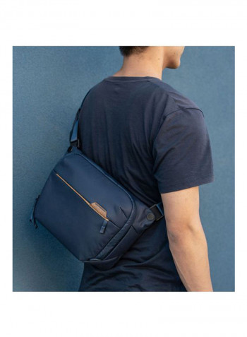 Everyday Leather Accent Sling Bag V2 6L Midnight