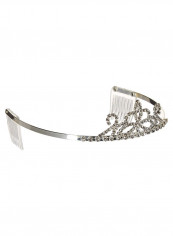Rhinestone Accented Tiara
