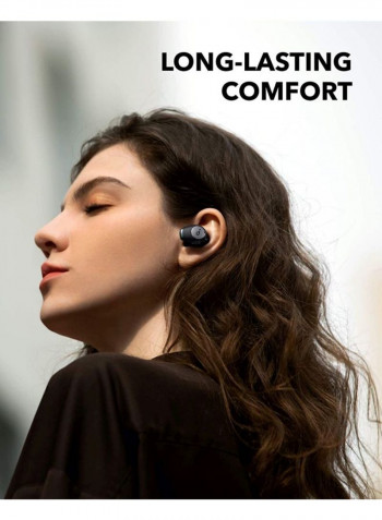 Wireless Bluetooth In-Ear Headphones With Mic Black