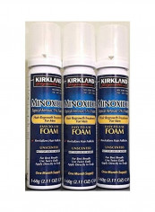 3-Piece Minoxidil Topical Foam Solution Clear 6.33ounce