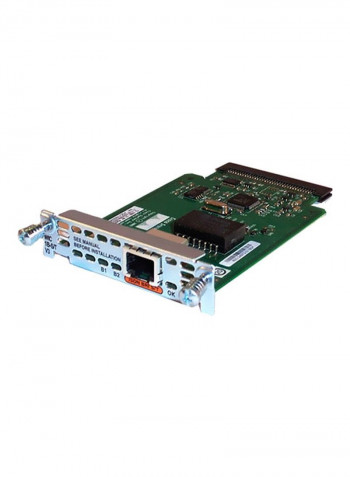 Single Port ISDN WAN Interface Card Green/Black/White
