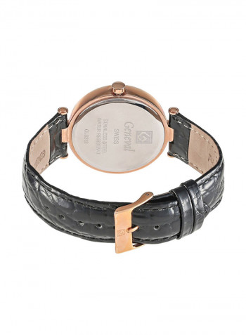 Women's Leather Analog Watch GLS212RBB