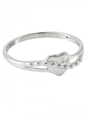 0.01 Carat Diamond Heart Promise Ring