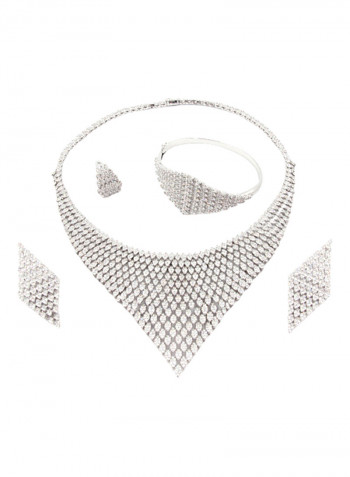 5 Piece Zircon Necklace Set