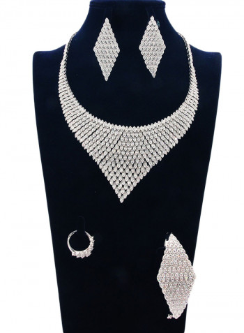 5 Piece Zircon Necklace Set