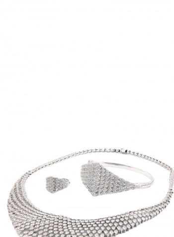 5 Piece Zircon Necklace Set