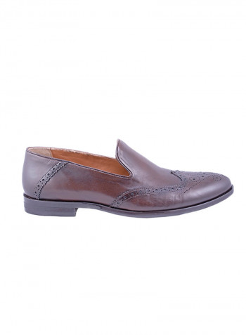 Comfortable Formal Shoes Coffee