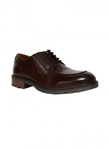 Derby Leather Formal Shoes Brown