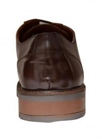 Derby Leather Formal Shoes Brown