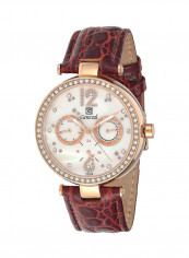 Women's Leather Chronograph Watch GLS212RPWO
