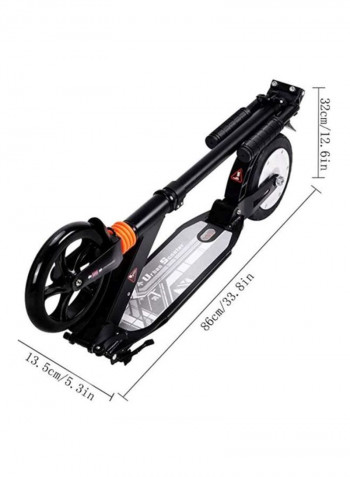 2 Wheel Scooter 108x14x98cm