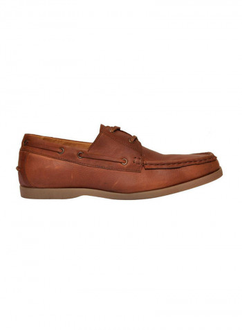 Derby Leather Formal Shoes Brown