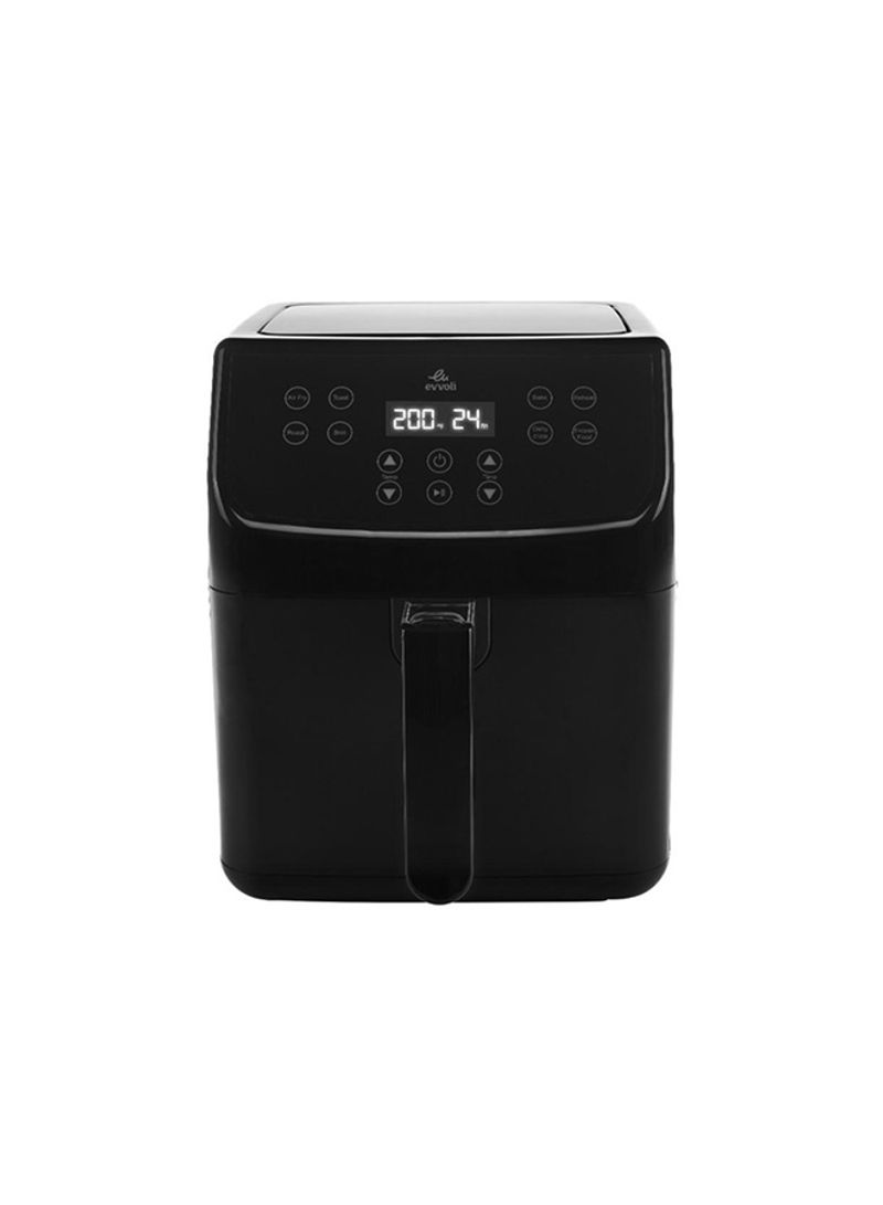 Digital Air Fryer 5.5L 1700W LED Digital Touch screen,Timer and Temperature Control 8 Preset Programs With 2 Years Warranty 5.5 l 1700 W EVKA-AF5508B Black