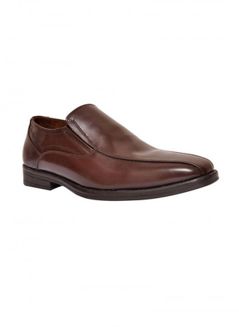 Leather Formal Moccasins Loafers Brown