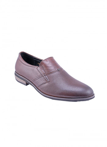 Comfortable Formal Shoes Coffee