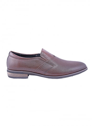 Comfortable Formal Shoes Coffee