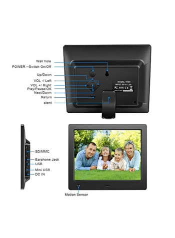Digital Photo Frame Black