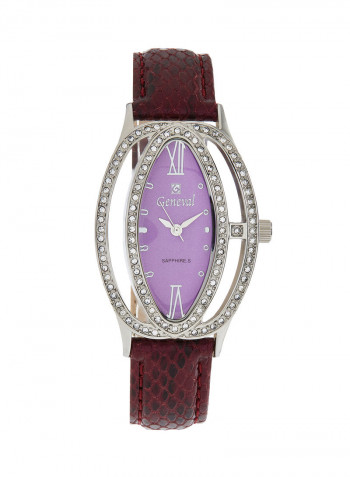 Women's Leather Analog Watch GLS146WVV