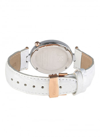 Women's Leather Analog Watch GLS148CRWW